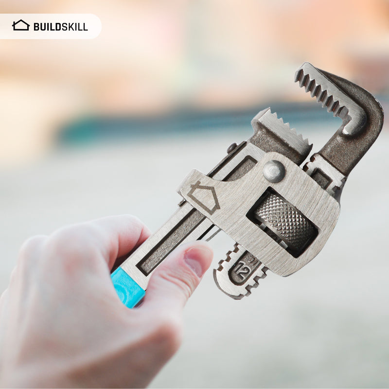 Buildskill B1273-12 Home Professional Drop Forged High Quality Single Sided Pipe Wrench  (Pack of 1)