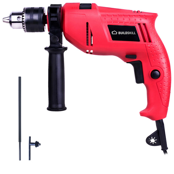 Buildskill Pro Reversible Hammer Professional DIY Home PRO BGSB13RE Pistol Grip Drill