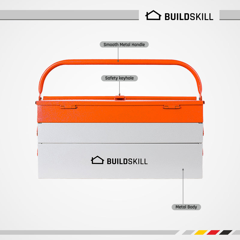 Buildskill BITB175 Cantilever Home Professional Iron Powder Coated 5 Shelf High Quality Tool Box